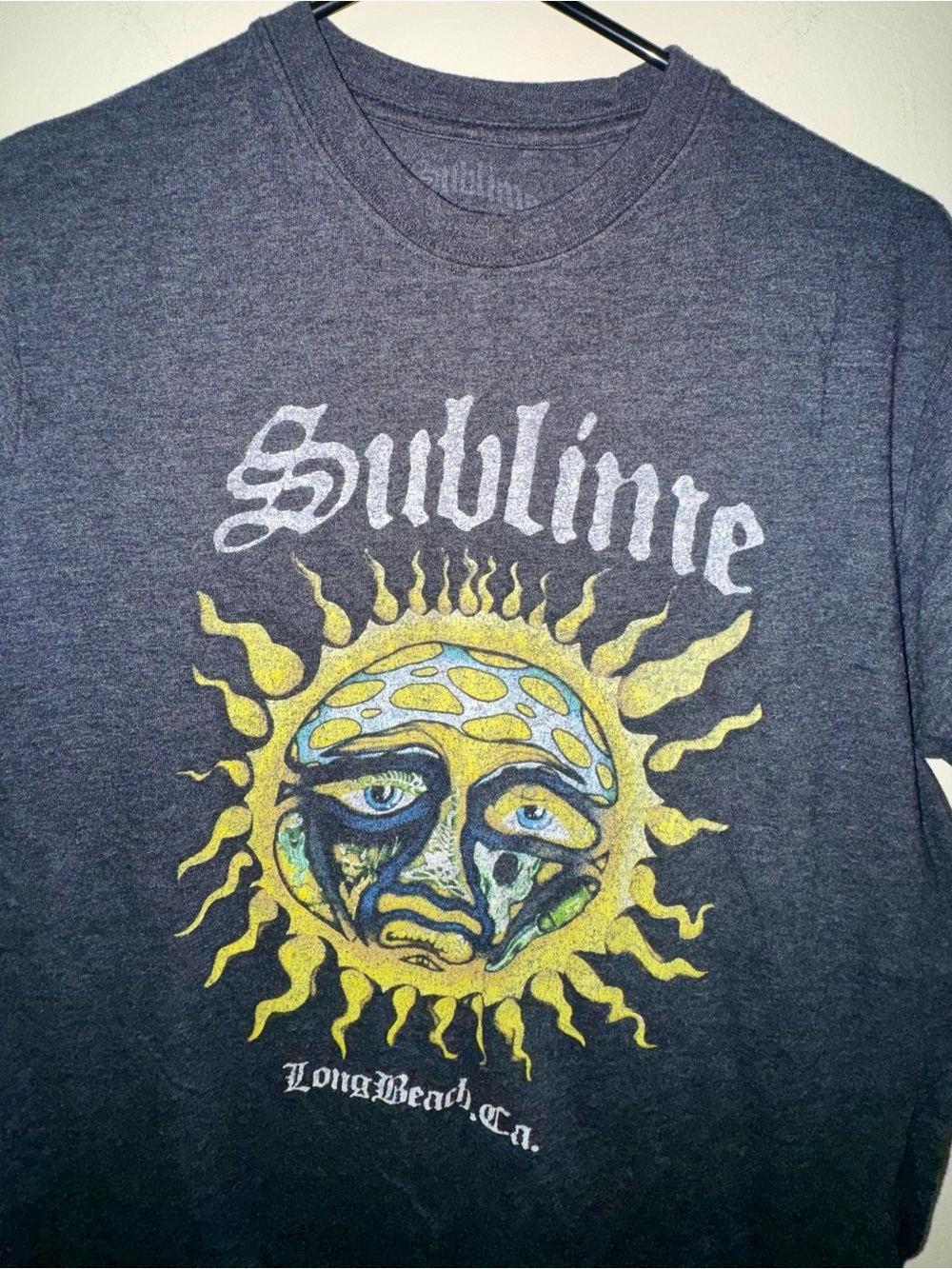 Sublime Graphic Band Tee Dark Heather w/ Yellow Sun 🌞 - Picture 2 of 8